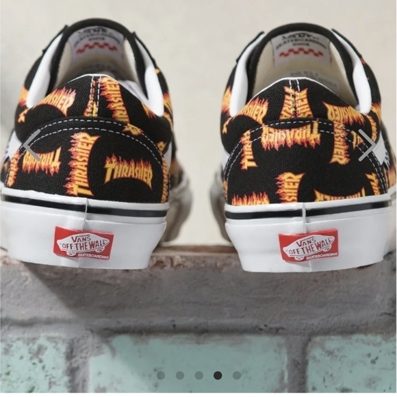 Vans x Thrasher limited edition old skool sneaker M Sz 8 W 10,  low top - Picture 9 of 16